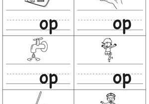 Words with the Same Vowel sound Worksheets Also Beginning Word sound Op Words