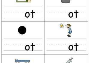 Words with the Same Vowel sound Worksheets or Beginning Word sound Ot Words In Color