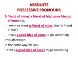 Worksheet 2 Possessive Adjectives Spanish Answers together with English Pronouns Absolute Possessive Pronouns Indefinite Pro