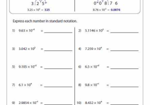 Worksheet 2 Scientific Notation Answers Also Scientific Notation Biology Worksheet Kidz Activities