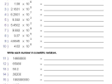 Worksheet 2 Scientific Notation Answers and Writing Numbers In Scientific Notation Math Aids