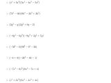 Worksheet Factoring Trinomials Answers Key as Well as Algebraic Algebraic Quiz Worksheet Multiplication Statements as