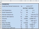 Worksheet Methods Of Heat Transfer as Well as Heat Exchanger Design Heat Exchanger Design Calculations Excel Sheet