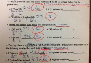 Worksheet Mole Problems or Beautiful 7th Grade Math Probability Worksheets Model Math