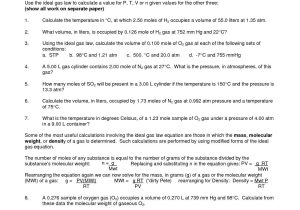 Worksheet Motion Problems Part 2 Answer Key as Well as 15 Best Gas Laws Worksheet 1 Answer Key