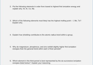 Worksheet Periodic Table Answer Key as Well as Periodic Trends Worksheet What Trend In atomic Radius Kidz Activities
