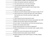 Worksheet Periodic Table Answer Key with Periodic Table Scavenger Hunt School Stuff Pinterest