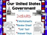 Worksheet the Legislative Branch Answer Key or United States Government social Stu S Unit Worksheets