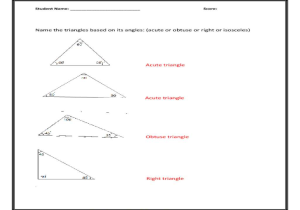 Worksheet Triangle Sum and Exterior Angle theorem Answers together with Important Triangles Worksheet 5th Grade Goodsnyc