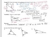 Worksheet Triangle Sum and Exterior Angle theorem Answers with Worksheet Triangle Sum and Exterior Angle theorem Worksheets