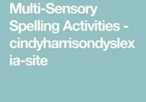 Worksheets for Dyslexia Spelling Pdf Along with Multi Sensory Spelling Activities Cindyharrisondyslexia Site