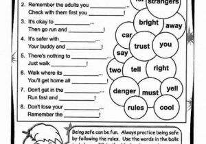 Worksheets On Bullying for Elementary Students and 17 Best Stranger Danger Images On Pinterest