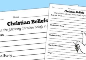 World Religions Worksheets Along with Christian Beliefs Differentiated Worksheets Worksheet Beliefs