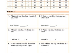 Writing A Function Rule Worksheet Also Ks3 Multiplication and Division