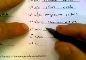 Writing formulas for Ionic Compounds Worksheet with Answers as Well as Making Pounds Worksheet Image Collections Worksheet for