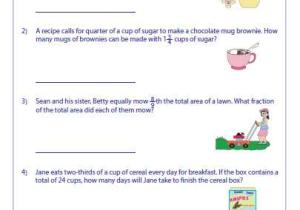 Writing Ratios In 3 Different Ways Worksheets Also Fraction Word Problems Worksheets