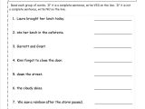 Writing Sentences Worksheets Along with Second Grade Sentences Worksheets Ccss 2 L 1 F Worksheets
