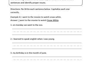 Writing Sentences Worksheets for 1st Grade Along with 1st Grade Sentence Writing Worksheets Worksheets for All