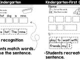 Writing Sentences Worksheets for 1st Grade together with Mentor Sentences for Kindergarten and First Grade Ideas