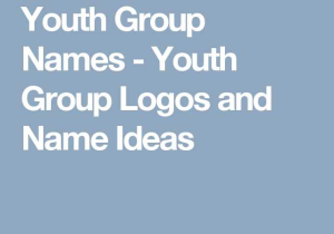 Youth Group Worksheets with Youth Group Names Youth Group Logos and Name Ideas …